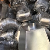 廠家直銷304不銹鋼彎頭 螺旋風管抽油煙機彎頭排煙通風管道