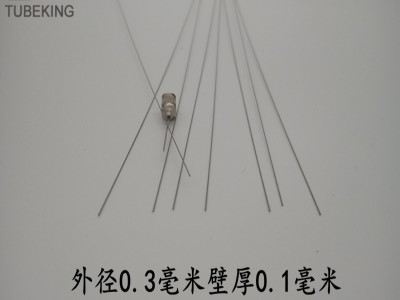304 316不銹鋼管外徑0.3mm壁厚0.1mm內(nèi)徑0.1mm不銹鋼毛細(xì)管