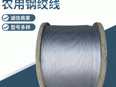 廠家供應(yīng) 農(nóng)用鋼絞線 電力熱鍍鋅鋼絞線 電纜用熱鍍鋅鋼絞線