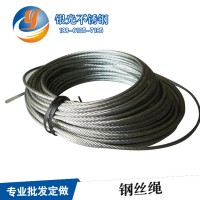 廠(chǎng)家供應(yīng)直銷(xiāo)光面鋼絲繩涂油船用礦用起重牽引結(jié)構(gòu)6*37+FC17.5mm