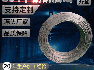 201/304/316不銹鋼扁線中硬光亮絲全硬彈簧絲 燒烤簽 發(fā)箍扁絲