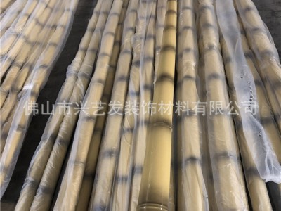 廠家定制不銹鋼仿竹節(jié)管圍欄護欄景區(qū)別墅裝飾管枯黃色綠色等