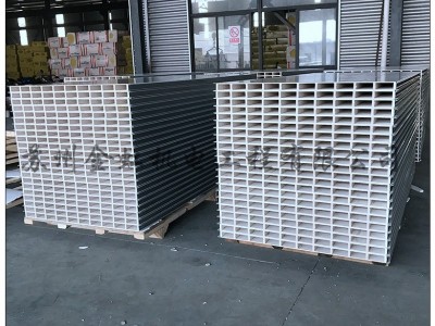 5cm機(jī)制玻鎂板 外墻建筑復(fù)合彩鋼防火凈化板 金虹中空玻鎂板
