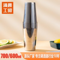 不銹鋼廳杯美式調(diào)酒器波士頓雪克壺?cái)嚢璞u尾酒工具TIN杯