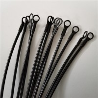 廠價(jià)直銷304不銹鋼鋼絲繩包膠涂塑繩魚(yú)眼端子 燈飾鋼索壓制1-20mm