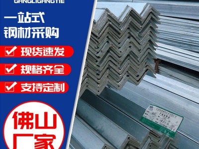 佛山現(xiàn)貨鍍鋅角鋼接地極花邊沖孔角鐵 帶孔角鋼萬(wàn)能鍍鋅角鐵 Q235B