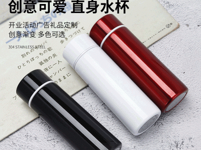 創(chuàng)意款304不銹鋼口袋保溫杯便攜小巧迷你直身水杯可愛學(xué)生杯子