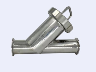 供應(yīng)不銹鋼Y型過(guò)濾器 304衛(wèi)生級(jí)快裝Y型過(guò)濾器 卡箍食品級(jí)過(guò)濾器